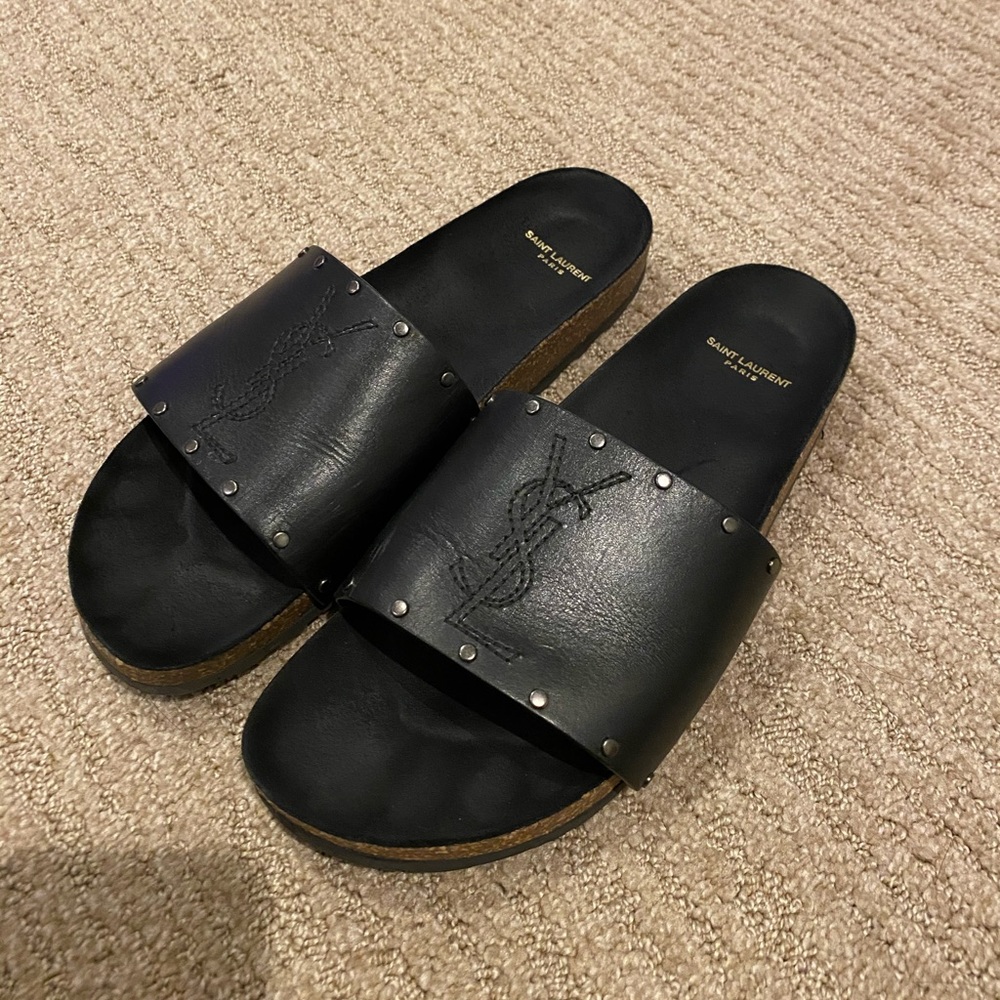 Saint Laurent Leather Sandals